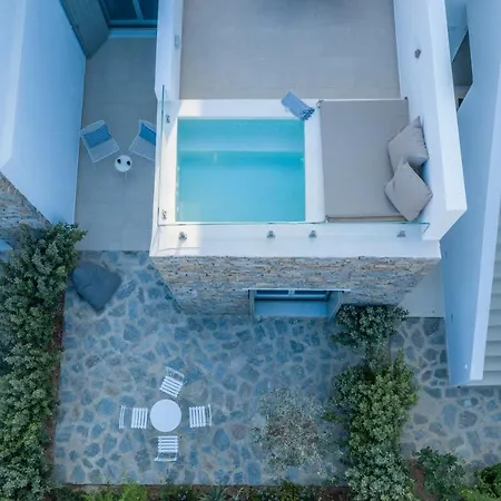 Vakantiehuis Citadela Paros Molos - Beachfront Maisonette With Plunge Pool Molos (Paros)