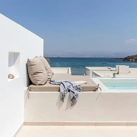 Citadela Paros Molos - Beachfront Maisonette With Plunge Pool בית נופש *